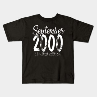 September 2000 Tee 20 Year Old Shirt 2000 20th Birthday Gift T-Shirt Kids T-Shirt